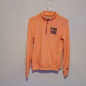Pink half zip up